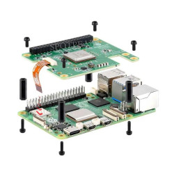 KIT-6F(64)  Raspberry Pi 5 (16GB RAM) KIT AI Camera 8MP - Complete Set SUDAH DIRAKIT
